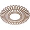 Ekena Millwork Cornelius Wood Fretwork Pierced Ceiling Medallion, Walnut, 40"OD x 14 7/8"ID x 3/8"T CMWP40X0375CRWA - alternate 5